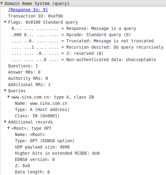 dns
request